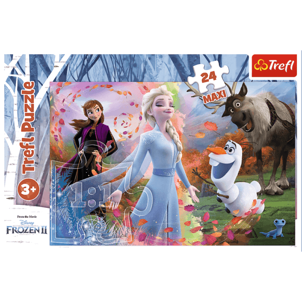 Puzzle Trefl Maxi Disney Frozen 2, In Cautarea Aventurii 24 Piese - Imagine 2