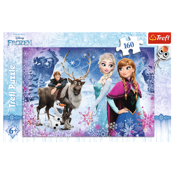 Puzzle Trefl Disney Frozen, Aventura Iernii 160 Piese - Imagine 2