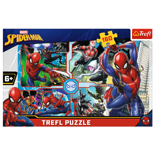 Puzzle Trefl Marvel Spider Man, Salvatorul 160 Piese - Imagine 2