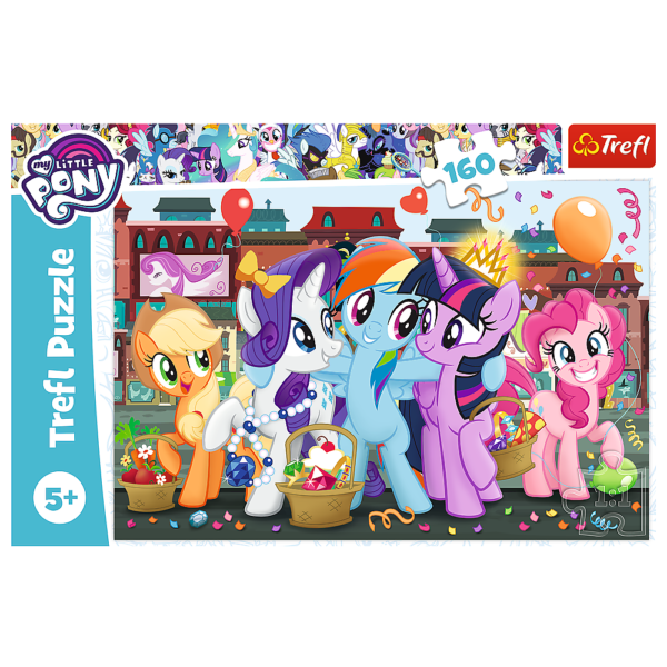 Puzzle Trefl My Little Pony, Ponei La Cumparaturi 160 Piese - Imagine 2