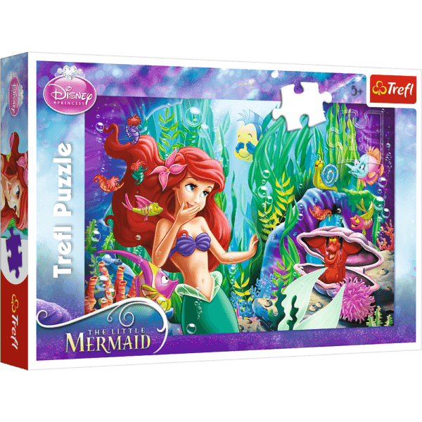 Puzzle Trefl Disney The Little Mermaid, De-A V-Ati Ascunselea 100 Piese