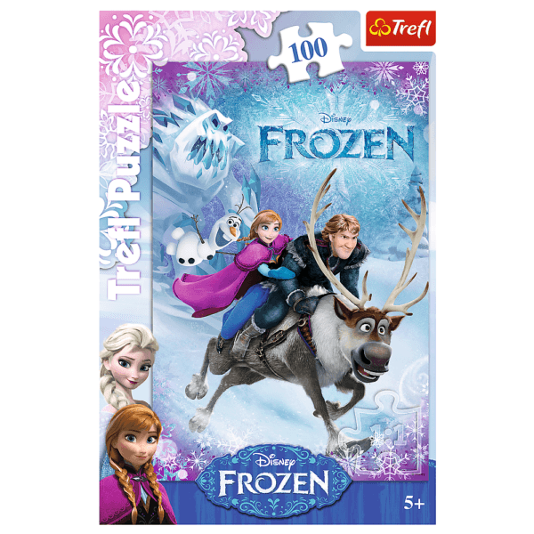 Puzzle Trefl Disney Frozen, Salvarea Annei 100 Piese - Imagine 2