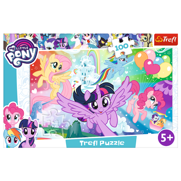 Puzzle Trefl My Little Pony, Curcubeul Prieteniei 100 Piese - Imagine 2