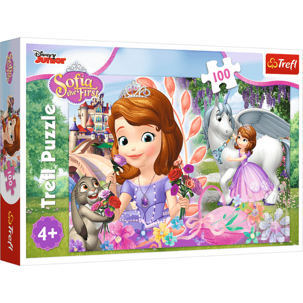 Puzzle Trefl Disney Sofia, Imparatia Aventurilor 100 Piese