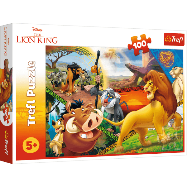 Puzzle Trefl Disney The Lion King, Aventurile Lui Simba 100 Piese