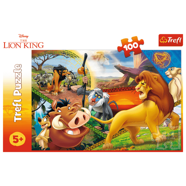 Puzzle Trefl Disney The Lion King, Aventurile Lui Simba 100 Piese - Imagine 2