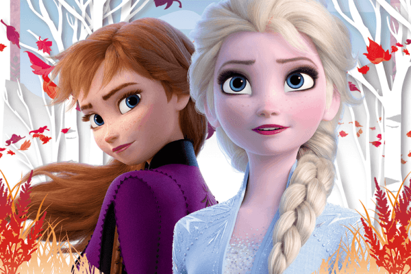 Puzzle Trefl Disney Frozen 2, Lumea Fermecata A Lui Anna Si Elsa 60 Piese - Imagine 2