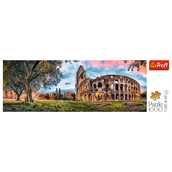 Puzzle Trefl Panorama, Colosseum In Zori 1000 Piese - Imagine 2
