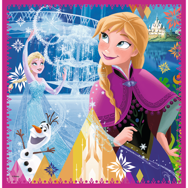 Set Puzzle 3 In 1 Trefl Disney Frozen 2, Magia Iernii, 1X20 Piese, 1X36 Piese, 1X50 Piese - Imagine 3