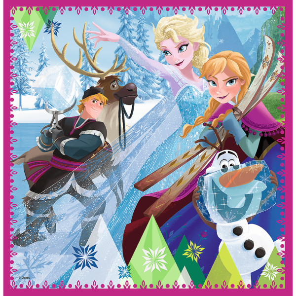 Set Puzzle 3 In 1 Trefl Disney Frozen 2, Magia Iernii, 1X20 Piese, 1X36 Piese, 1X50 Piese - Imagine 5