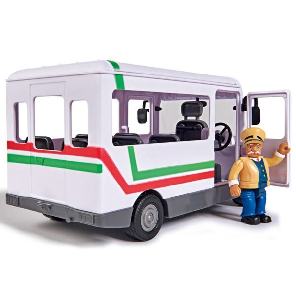 Autobuz Simba Fireman Sam Trevors Bus Cu Figurina Si Accesorii - Imagine 3