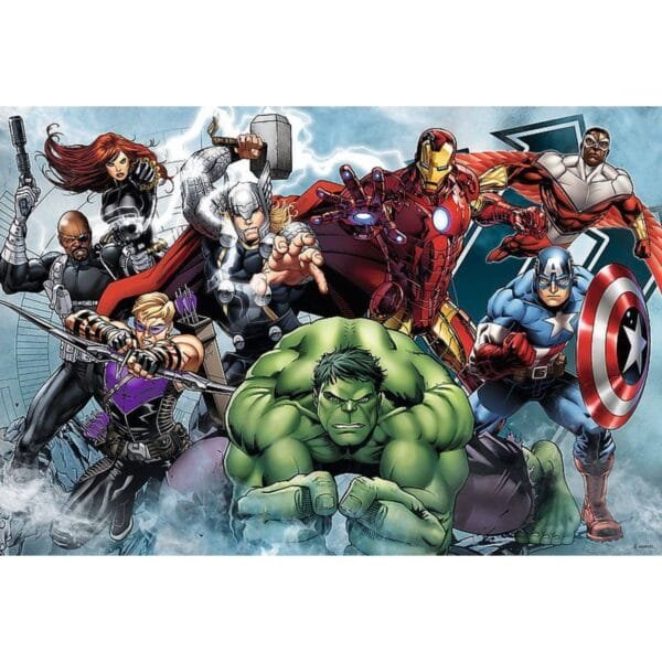 Puzzle Trefl Marvel Avengers, Sa Atacam 100 Piese - Imagine 3