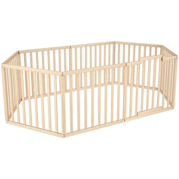 Barier De Securitate Pentru Copii Din Lemn Hubners Eva Natur