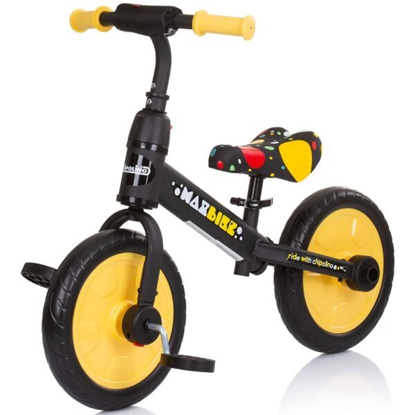 Bicicleta 2 In 1 Chipolino Max Bike Yellow - Imagine 2