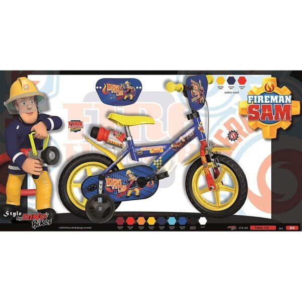 Bicicleta Copii Dino Bikes 12' Fireman Sam - Imagine 8