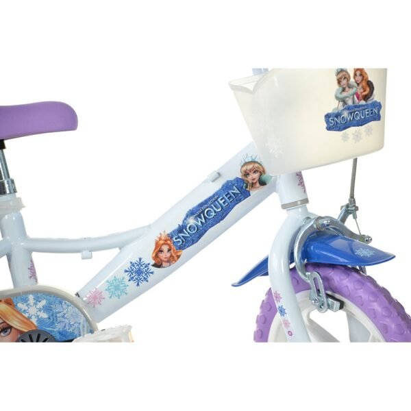 Bicicleta Copii Dino Bikes 12' Snow Queen - Imagine 3