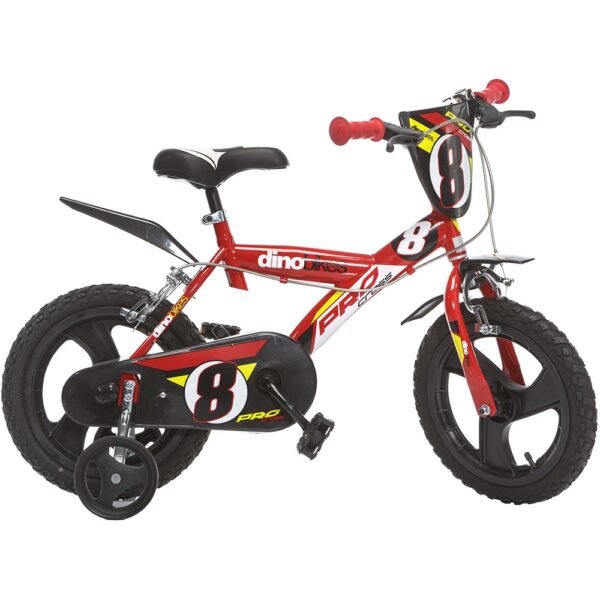 Bicicleta Copii Dino Bikes 14' Pro-Cross Rosu