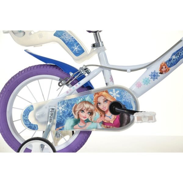 Bicicleta Copii Dino Bikes 14' Snow Queen - Imagine 2