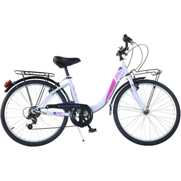 Bicicleta Dino Bikes 26' City Summertime Alb