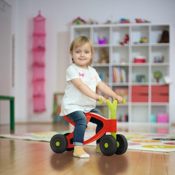 Bicicleta Fara Pedale Big Flippi Red Green - Imagine 3