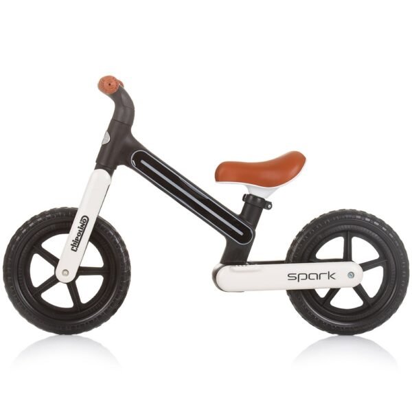 Bicicleta Fara Pedale Chipolino Spark Black White - Imagine 2