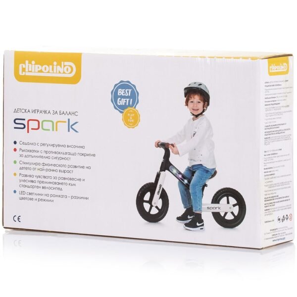 Bicicleta Fara Pedale Chipolino Spark Green - Imagine 5