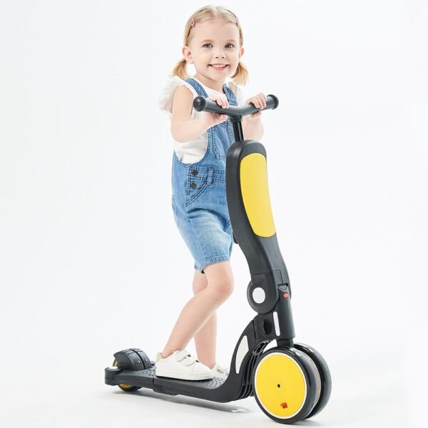 Bicicleta, Tricicleta Si Trotineta Chipolino All Ride 4 In 1 Yellow - Imagine 4