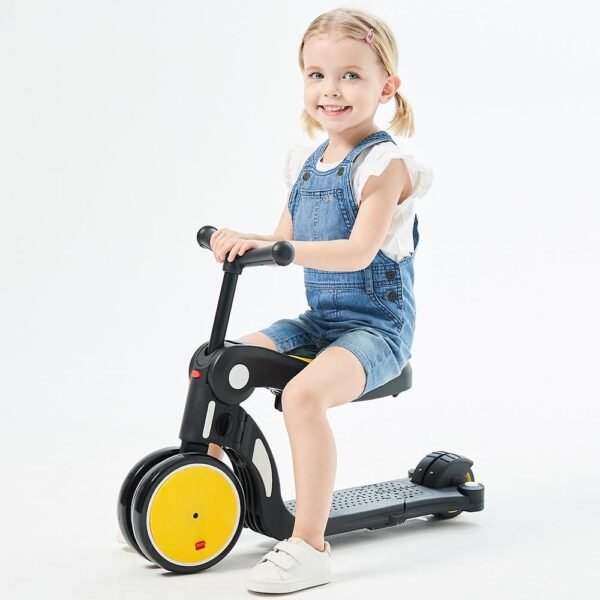 Bicicleta, Tricicleta Si Trotineta Chipolino All Ride 4 In 1 Yellow - Imagine 7