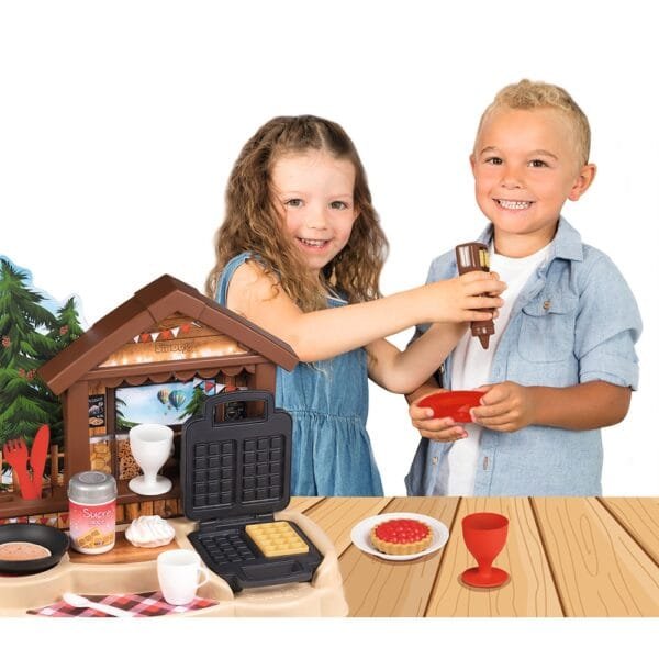 Bucatarie Smoby Gourmand Chalet Cu Accesorii - Imagine 9