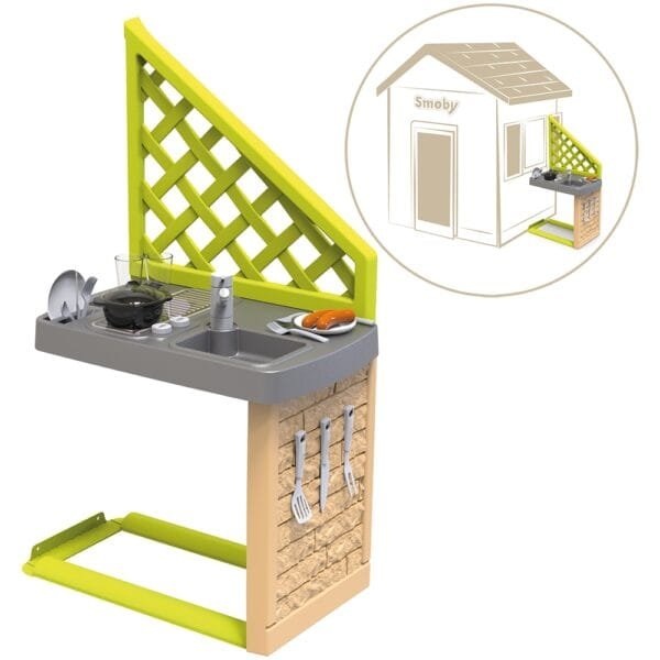 Bucatarie Smoby Pentru Casuta Cu Accesorii - Imagine 2