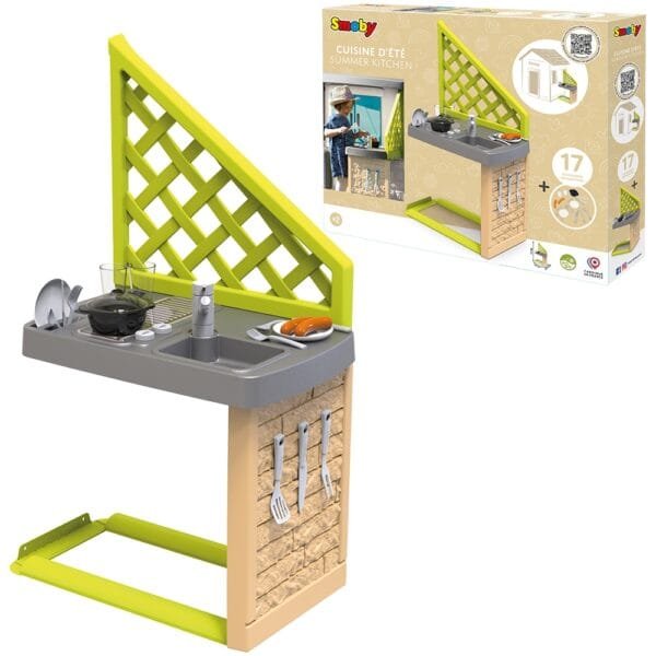 Bucatarie Smoby Pentru Casuta Cu Accesorii - Imagine 9