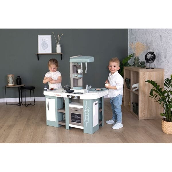 Bucatarie Smoby Tefal Studio Xl Bubble Albastru Cu Accesorii - Imagine 11