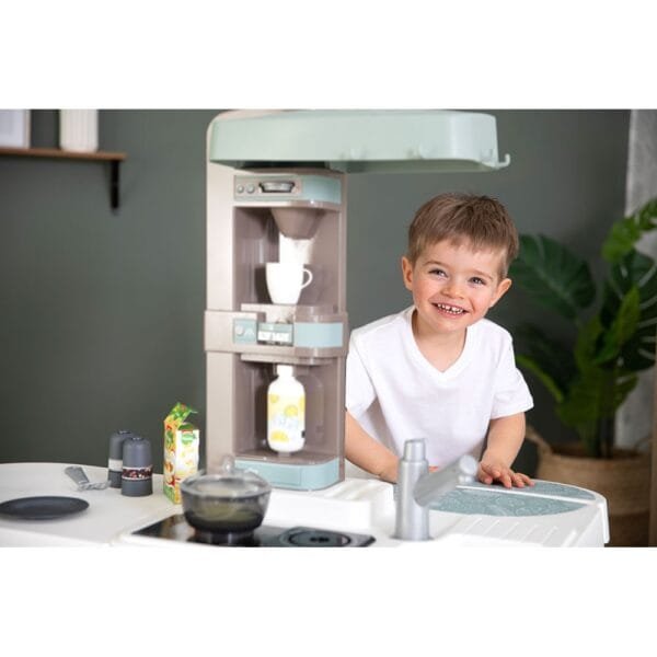 Bucatarie Smoby Tefal Studio Xl Bubble Albastru Cu Accesorii - Imagine 12