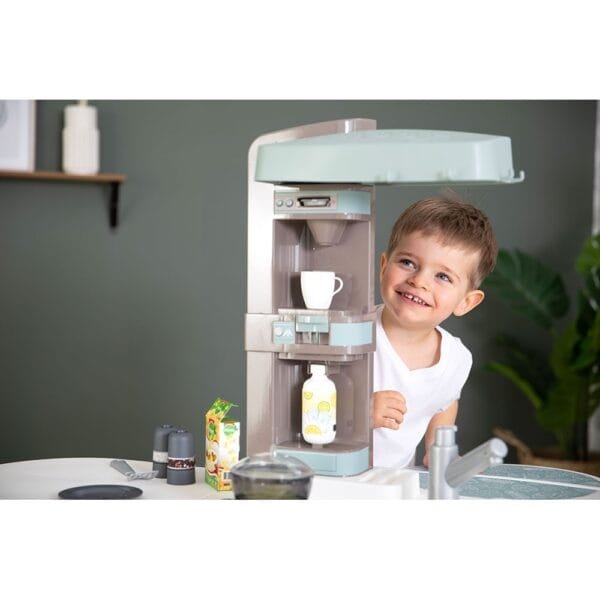 Bucatarie Smoby Tefal Studio Xl Bubble Albastru Cu Accesorii - Imagine 13