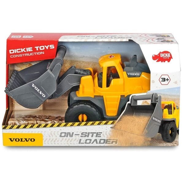Buldozer Dickie Toys Volvo On-Site Loader - Imagine 9