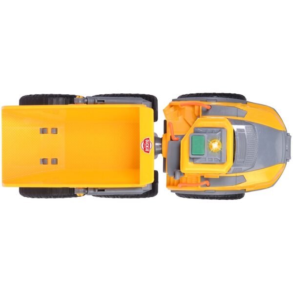Camion Basculant Dickie Toys Volvo Articulated Hauler 23 Cm Cu Lumini Si Sunete - Imagine 4