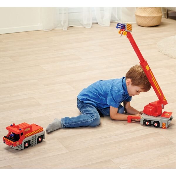 Camion Cu Macara Simba Fireman Sam Rescue Crane 2 In 1 - Imagine 11