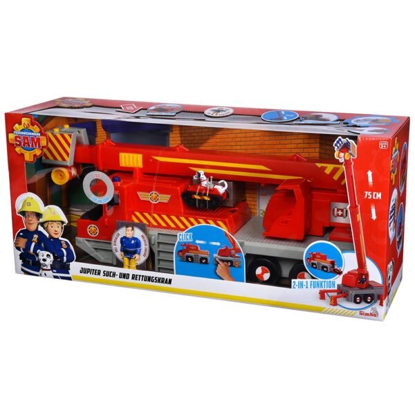 Camion Cu Macara Simba Fireman Sam Rescue Crane 2 In 1 - Imagine 15