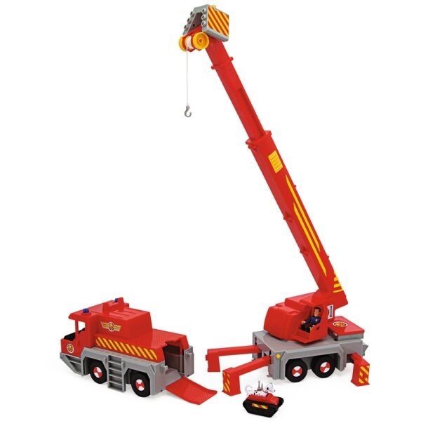 Camion Cu Macara Simba Fireman Sam Rescue Crane 2 In 1 - Imagine 3