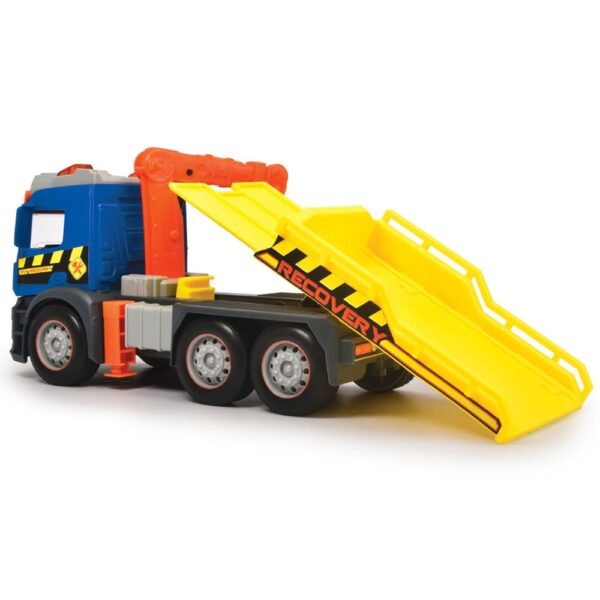 Camion De Tractare Dickie Toys Mercedes Recovery Cu Masinuta - Imagine 4