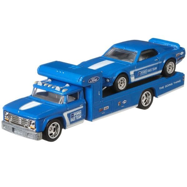 Camion Hot Wheels By Mattel Car Culture Retro Rig Cu Masina Ford Mustang Boss 302 - Imagine 2