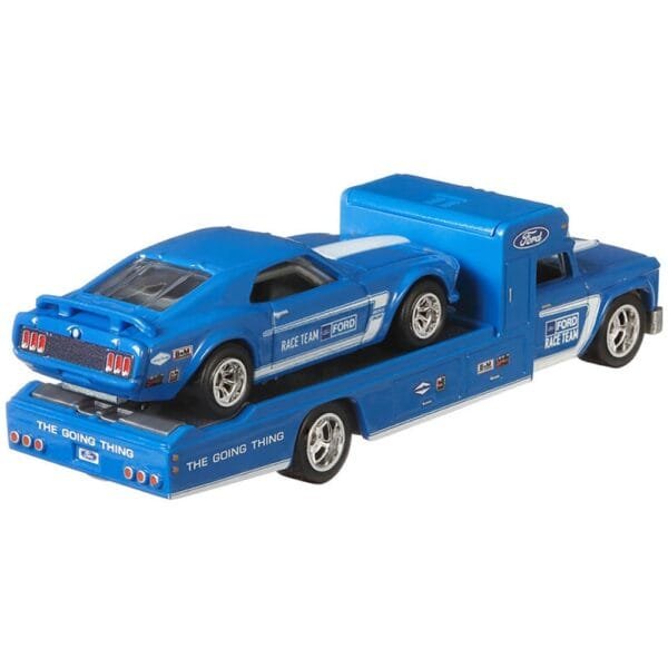 Camion Hot Wheels By Mattel Car Culture Retro Rig Cu Masina Ford Mustang Boss 302 - Imagine 3