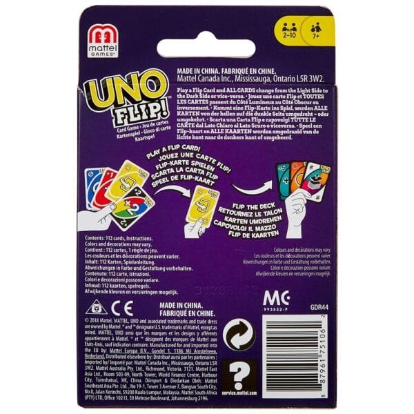 Carti De Joc Mattel Games Uno Flip - Imagine 4