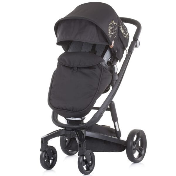 Carucior Chipolino Electra 3 In 1 Gold Cu Cadru Negru - Imagine 2