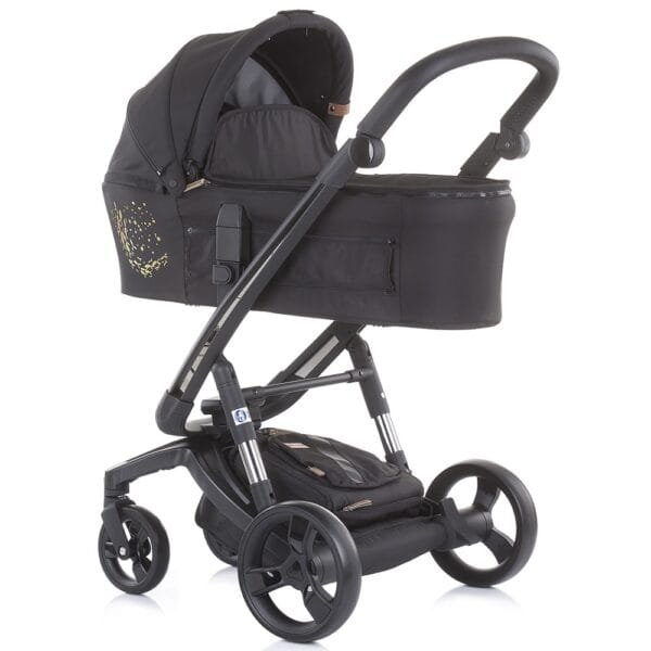 Carucior Chipolino Electra 3 In 1 Gold Cu Cadru Negru - Imagine 4