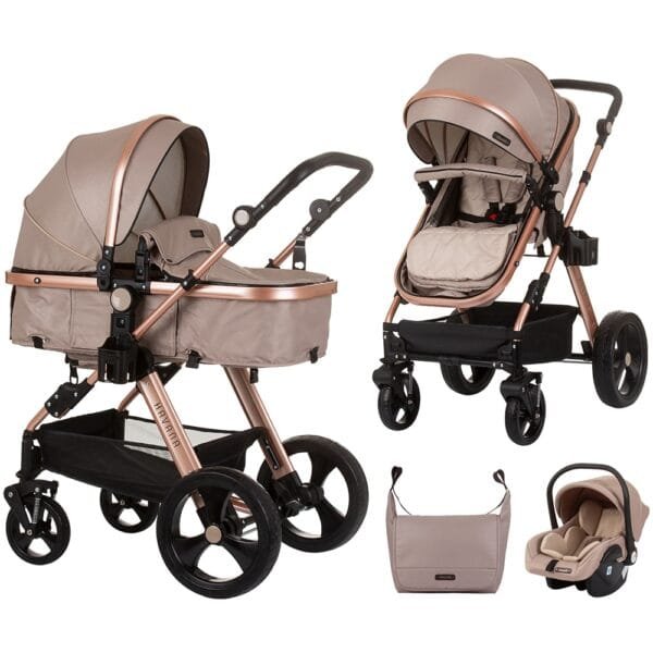 Carucior Chipolino Havana 3 In 1 Golden Beige