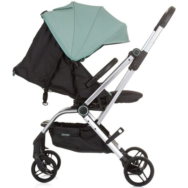 Carucior Chipolino Twister Pastel Green Cu Sezut Rotativ - Imagine 5