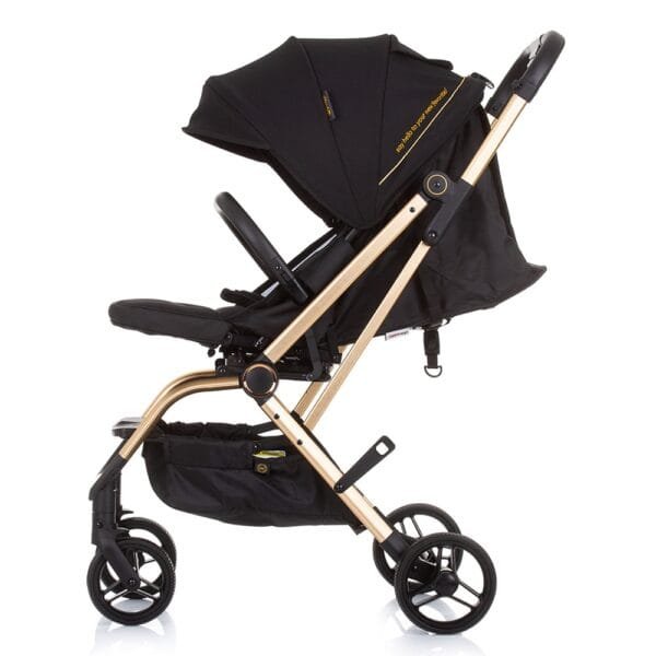 Carucior Chipolino Twister Ebony Cu Sezut Rotativ - Imagine 4