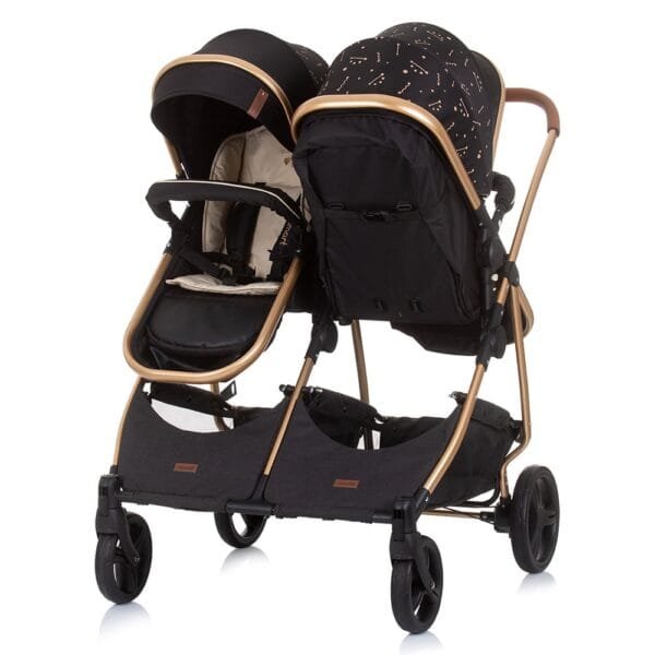 Carucior Gemeni Chipolino Duo Smart 2 In 1 Ebony - Imagine 4