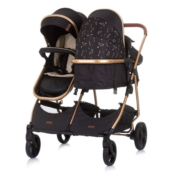 Carucior Gemeni Chipolino Duo Smart 2 In 1 Ebony - Imagine 5